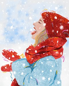 Freude am Schneefall, 2025