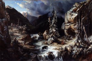 Ansicht auf dem Weg zur Maladetta von Leonard Alexis Dalige de Fontenay