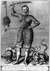 Allegorisches Porträt von Henri IV, erstes Viertel des 17. Jahrhunderts von Leonard Gaultier