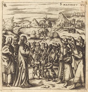 Christus tadelt die Schriftgelehrten und Pharisäer von Leonard Gaultier