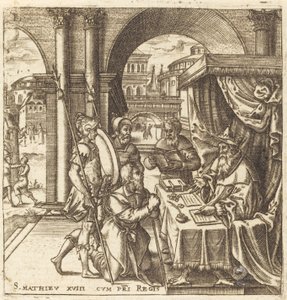 Der Diener bittet seinen König um Gnade von Leonard Gaultier