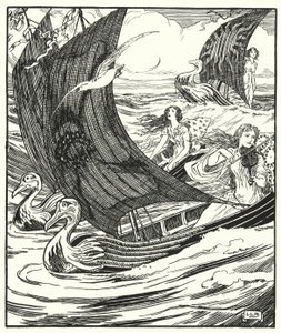Ich sah drei Schiffe vorbeifahren von Leonard Leslie Brooke