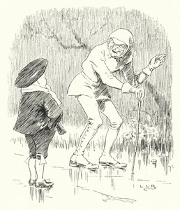 Ein nebliger, feuchter Morgen, als das Wetter bewölkt war von Leonard Leslie Brooke