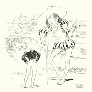 Der Mann in der Wildnis fragte mich, wie viele Erdbeeren im Meer wachsen von Leonard Leslie Brooke