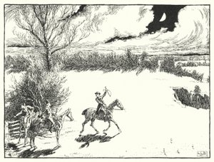 Es waren drei fröhliche Waliser (Gravur) von Leonard Leslie Brooke