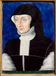 Antoinette de Bourbon, um 1567 von Leonard Limosin