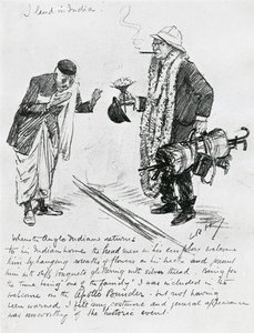 Ich lande in Indien von Leonard Raven Hill