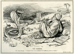 Lloyd George bezaubert die Schlange der Arbeitslosigkeit, 1921
