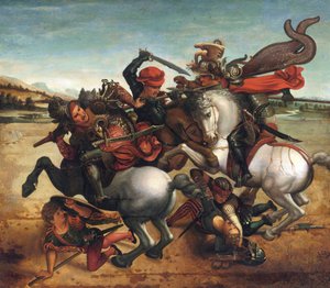 Der Kampf um das Banner aus der Schlacht von Anghiari