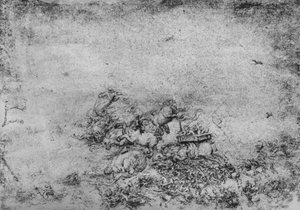 Eine fantastische Schlacht, ca. 1480 1945 von Leonardo da Vinci