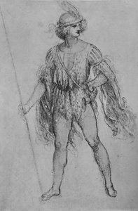 Ein Jüngling mit einer Lanze, ca. 1480, 1945