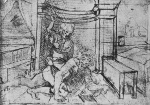 Aristoteles und Phyllis, um 1480 1945 von Leonardo da Vinci
