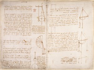 Notizen und Diagramme zur Mechanik aus 