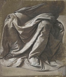 Draperie für eine sitzende Figur, ca. 1478