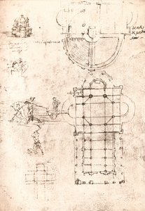 Zeichnung von Kirchen