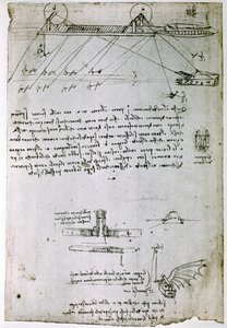 Auszug aus einem Da Vinci Manuskript über das Prinzip und den Bau eines "Seebaggers"