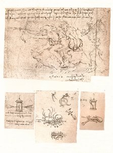 Vier Zeichnungen allegorischer Darstellungen, ca. 1472-ca. 1519, 1883