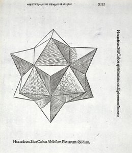 Hexaedron abscisum elevatum solidum, Illustration aus 