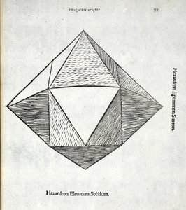 Hexaedron elevatum solidum, Illustration aus 