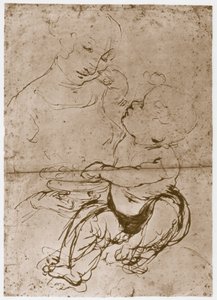 Madonna mit der Obstschale, 1480-82 von Leonardo da Vinci