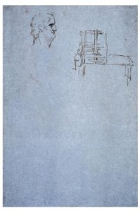 Männliches Profilbildnis von Leonardo da Vinci