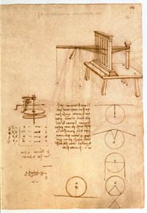Studie für eine Textilmaschine, 