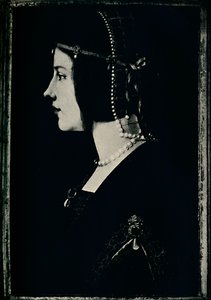 Porträt einer jungen Prinzessin, 1928 von Leonardo da Vinci