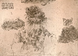 Darstellung von Naturphänomenen, ca. 1472-ca. 1519, 1883 von Leonardo da Vinci