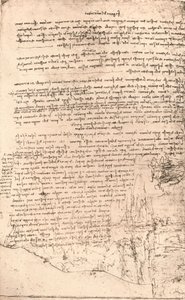 Skizze der armenischen Berge, ca. 1472-ca. 1519, 1883 von Leonardo da Vinci