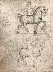 Studie für das Sforza-Denkmal, ca. 1482-ca. 1499 1883