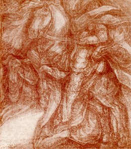 Studie eines Ritters, von Leonardo Da Vinci, 1913 von Leonardo da Vinci