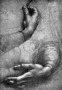 Studie von Händen, 15. Jahrhundert 1930