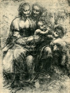 Die Jungfrau und das Kind mit der heiligen Anna und dem heiligen Johannes dem Täufer, 1499-1500, 1943