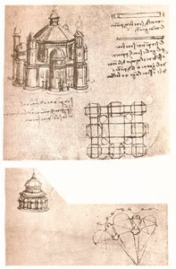 Zwei Zeichnungen von Kirchen, ca. 1472-ca. 1519 1883