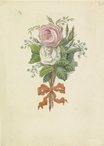 Rosen mit den Silhouetten der königlichen Familie, 1816 von Leonardus Schweickhardt