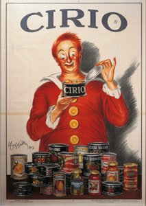 Werbung für Cirio-Konserven, von Leonetto Cappiello (1875-1942), Illustration von Leonetto Cappiello
