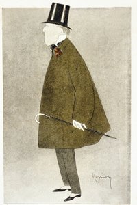 Jacques Doucet (1853-1929), französischer Modedesigner, bekannt für seine eleganten Kleider, gefertigt aus zarten durchsichtigen Materialien in überlagerten Pastellfarben.