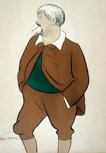 Jean Richepin (1849-1926) französischer Dichter, Zeichnung von Cappiello von Leonetto Cappiello
