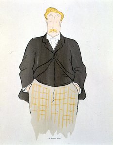 Porträt von Alphonse Allais von Leonetto Cappiello um 1900 von Leonetto Cappiello