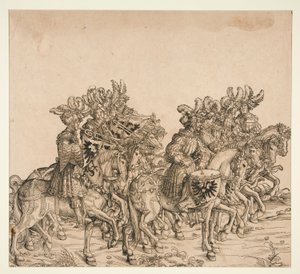 Kaiserliche Trompeter von Leonhard Beck