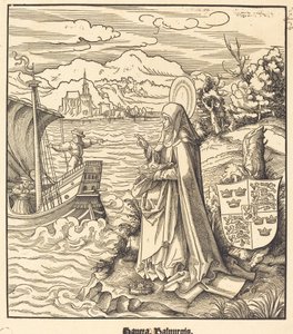 Heilige Walburga von Leonhard Beck
