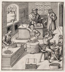 Junger Maximilian in der Münze von Leonhard Beck