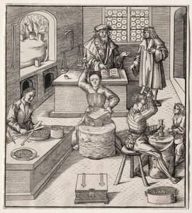 Junger Maximilian in der Münze von Leonhard Beck