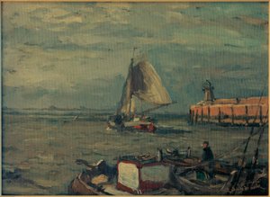 Mole mit Leuchtturm (Emden) II