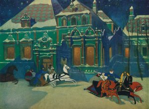 Der Bojarenpalast der Fürsten Jussupow in Moskau, um 1900, 1926