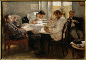 Am Vorabend der Prüfung von Leonid Osipovic Pasternak