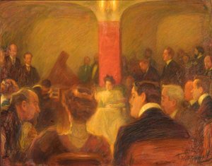 Konzert von Wanda Landowska, 1907 von Leonid Osipovic Pasternak