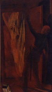 Selbstverbrennung eines Mitglieds der terroristischen Organisation Volkswille, 1928 von Leonid Terentievich Chupyatov