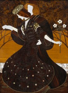 Kommode, ca. 1908, von Leopold Bauer, (Detail)