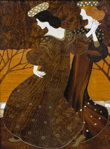 Kommode, ca. 1908, von Leopold Bauer, Detail, Österreich, 20. Jahrhundert von Leopold Bauer